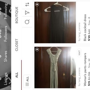 Rompers and Cocktail dress